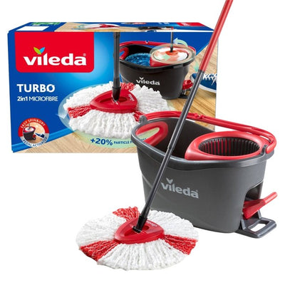 M&S Vileda Turbo 2in1 Spin Mop and Bucket Set- Buy online at McGrocer