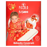 Piccolo X BiBADO Weaning Coverall Bib Red, imported from the UK