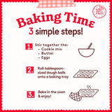 Betty Crocker rainbow cookie mix 495g - British product