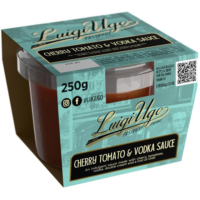 Luigi Ugo vodka and tomato sauce (British brand)
