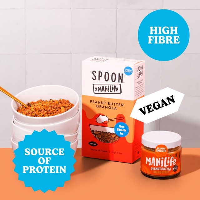 Spoon peanut butter granola 400g (British brand)