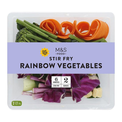 M&S Mélange de légumes arc-en-ciel pour wok 220g