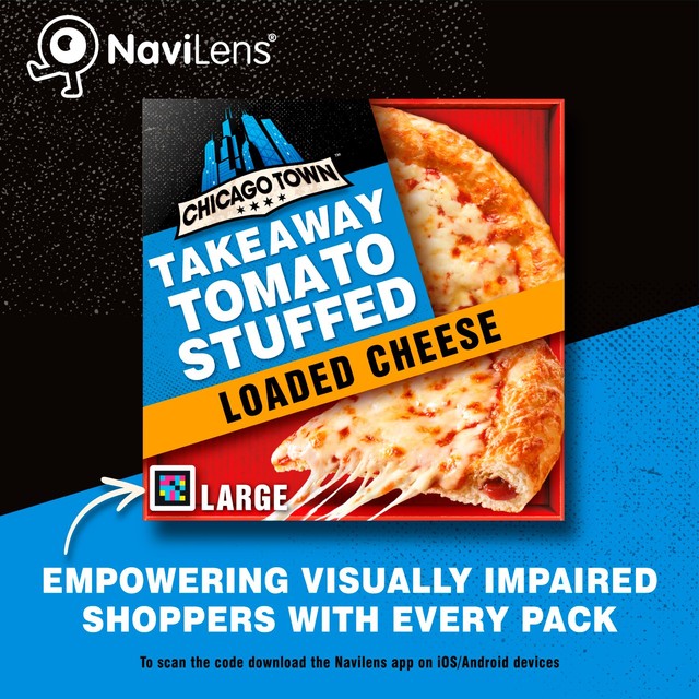 Chicago Town Stuffed Crust Cheese Pizza 630g - British product