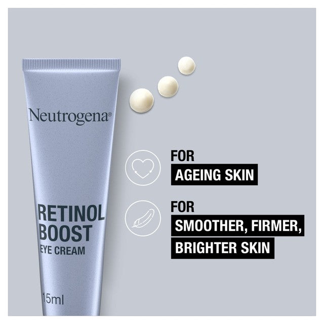 Neutrogena Retinol Boost eye cream 15ml, imported from the UK