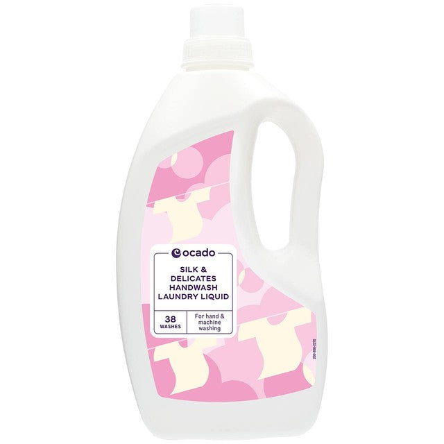 Ocado silk and delicates handwash laundry liquid 1.5L, imported from the UK