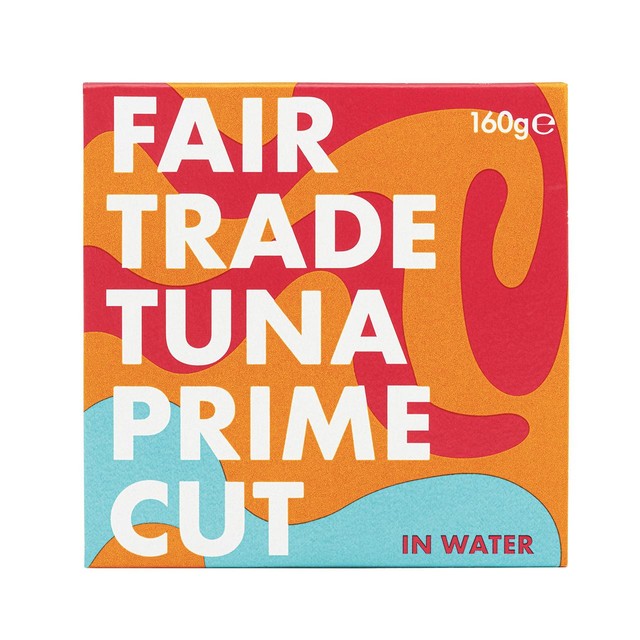 Fish 4 Ever Fair Trade Yellowfin Tuna in Water 160g - British product