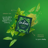 Pukka Supreme Matcha Green Herbal Tea Bags x20, imported from the UK