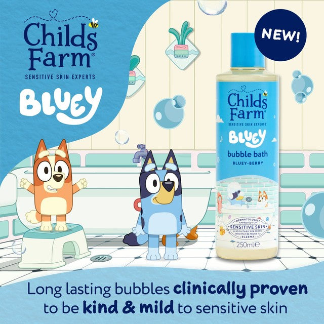 Childs Farm Bluey children's bubble bath Bluey-Berry 250ml - British product