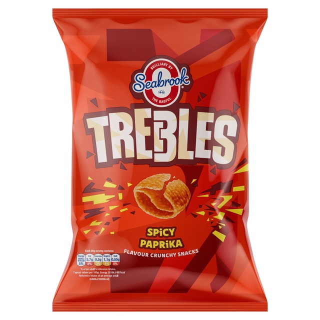 Seabrook Spicy Paprika crisps 120g (British brand)