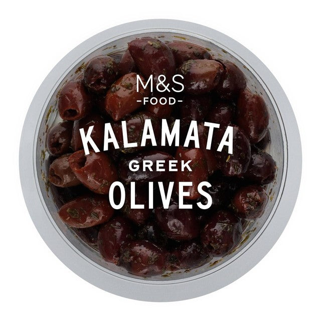 M&S pitted Kalamata olives 180g, imported from the UK