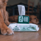 Beco Pets bamboo dog wipes unscented 80 wipes - British product