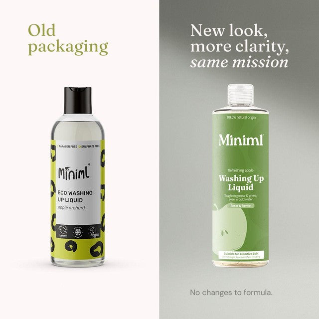 Miniml washing up liquid apple orchard, UK version