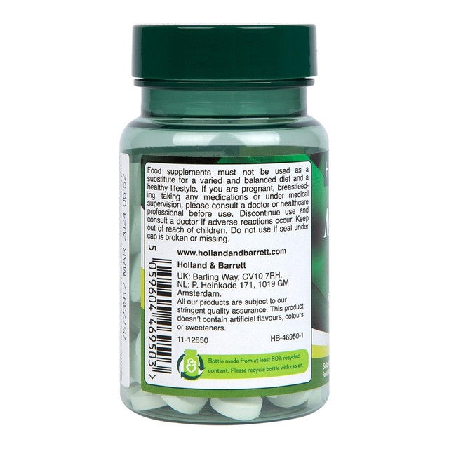 Holland & Barrett Magnesium & Zinc tablets 90 per pack, UK version