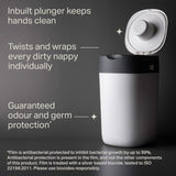 Tommee Tippee Twist & Click nappy bin (British brand)