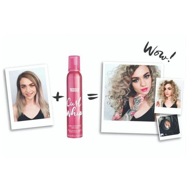 Umberto Giannini Curl Whip Curl Activating Mousse 200ml (British brand)