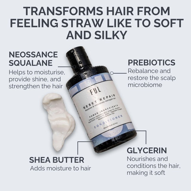 FUL Reset Repair Conditioner dry damaged hair 250ml - British product