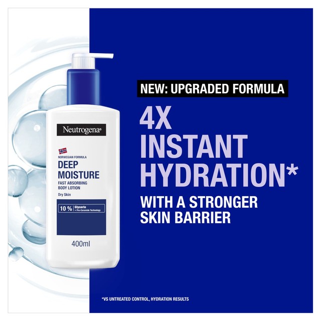 Neutrogena body lotion 400ml, imported from the UK