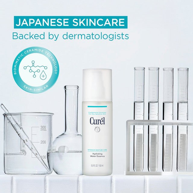 Curel hydrating water essence for dry sensitive skin, imported from the UK