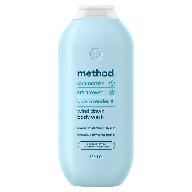 Method Wind Down body wash 532ml, imported from the UK