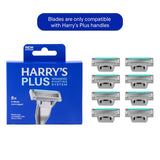 Harry's Plus razor cartridges 8s - British product