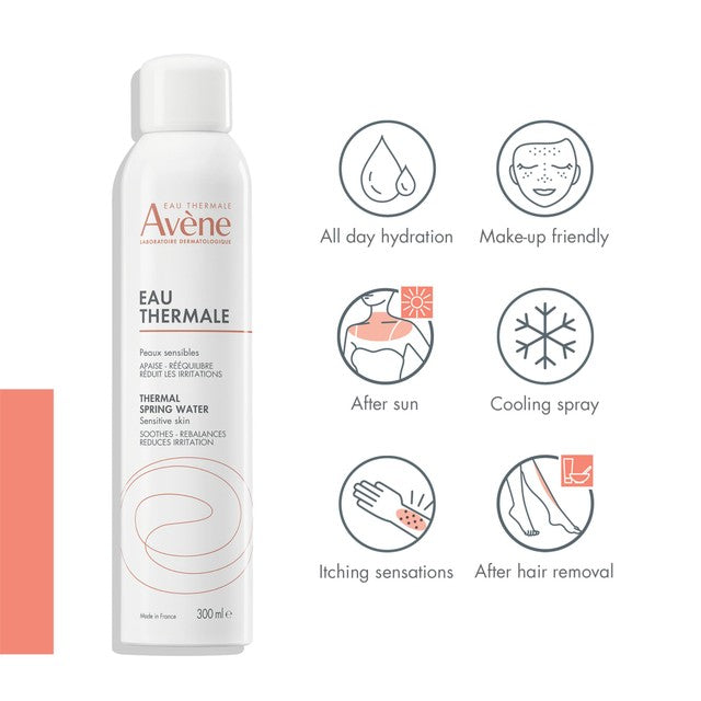 Avène Thermal Spring Water Spray for Sensitive Skin 300ml - British product