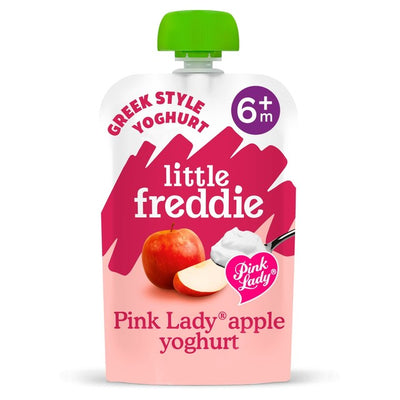 McGrocer Little Freddie Pink Lady Yoghurt Babymatpose 6 x 100g- Kjøp online på McGrocer