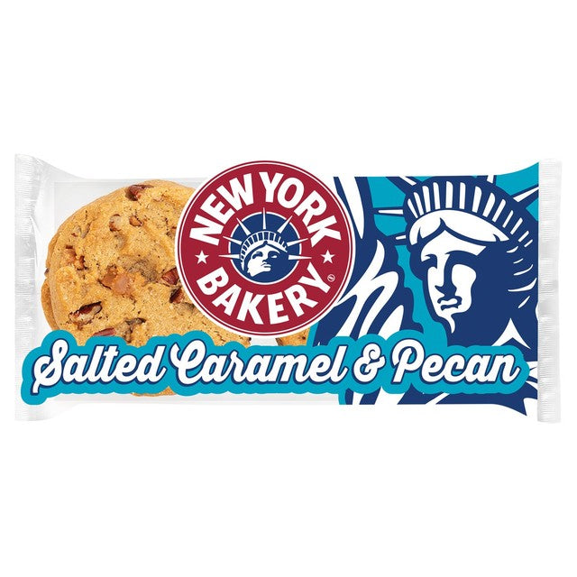 New York Bakery salted caramel pecan cookies 4 pack imported from UK