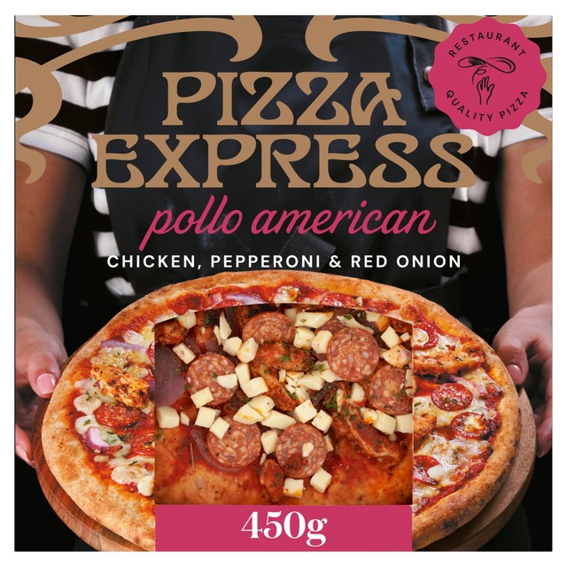 Pizza Express Pollo American pizza 11 inch, imported from the UK