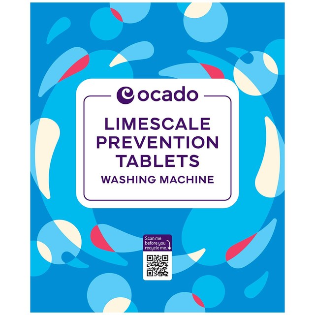 Ocado limescale prevention tablets 675g, imported from the UK