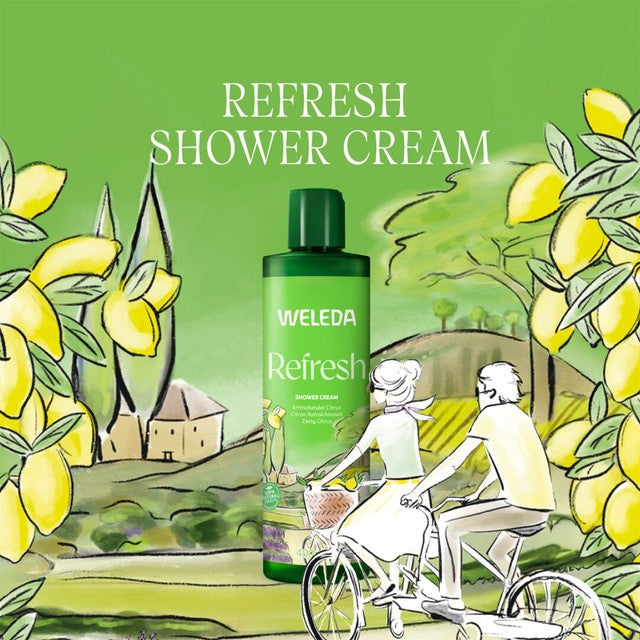 Weleda Citrus Refresh shower cream wash 400ml (British brand)