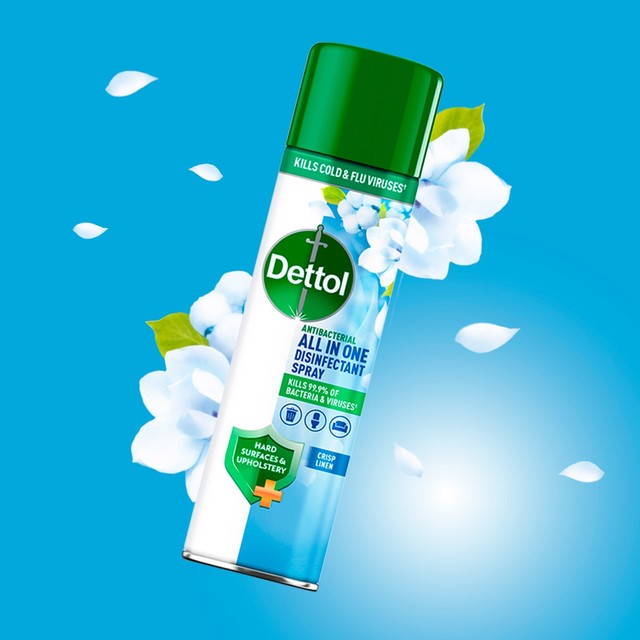 Dettol antibacterial spray Crisp Linen 300ml - British product
