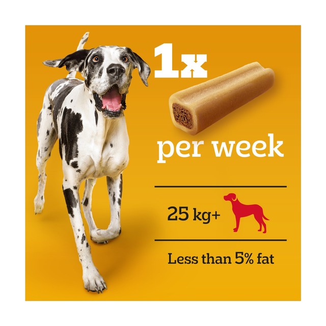 Pedigree Jumbone dog chew treats beef poultry 180g, imported from the UK