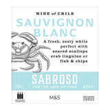 M&S Sauvignon Blanc wine pouch, UK version