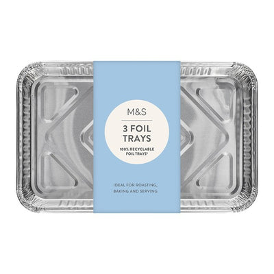 M&S 3 Alufolien-Backbleche