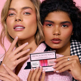 Nails Inc French Mani Hack Duo Nail Polish sheer pink and bold white shades 28ml, imported from the UK