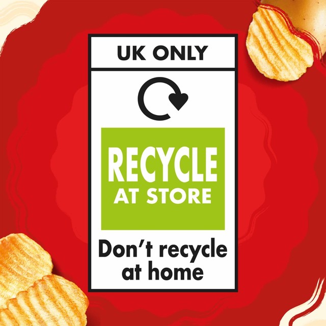 Walkers Crinkles Cheddar Cheese & Onion crisps 5x23g (British brand)