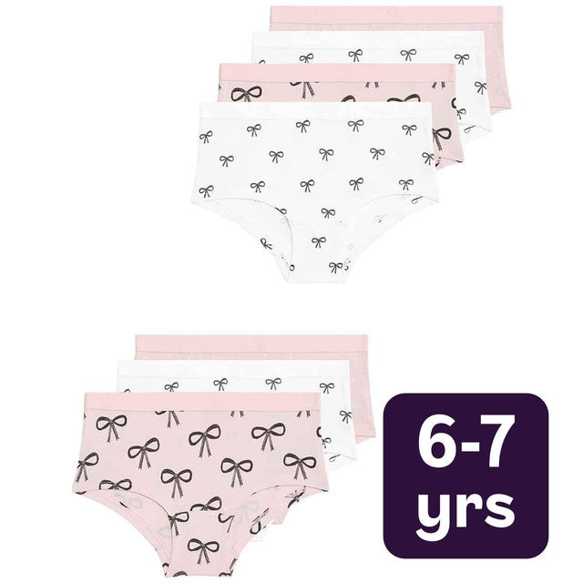 M&S girls shorts pink mix 6-7 years, imported from the UK