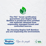 Regina Soft Bamboo toilet roll 12 roll, imported from the UK