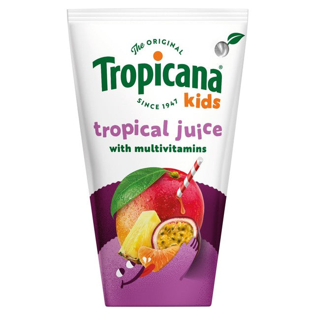 Tropicana Kids Tropical Fruit Juice 4 x 150ml (British brand)
