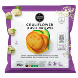 Strong Roots cauliflower hash browns 375g (British brand)