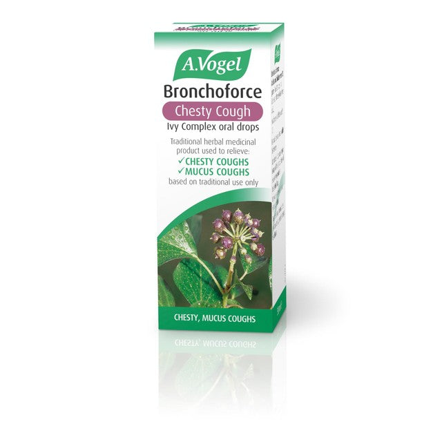 A.Vogel herbal oral drops for chesty coughs with ivy and thyme - British product