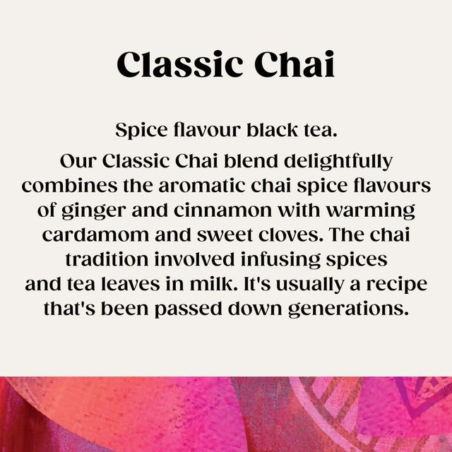 Twinings Classic Chai tea bags, UK version