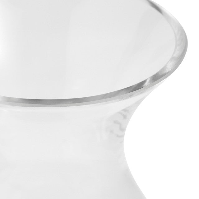 M&S small glass flower vase 12x16.5cm, imported from the UK