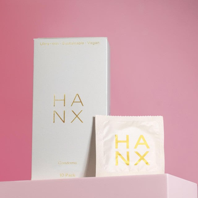 HANX Ultra Thin Vegan Condoms 10 Pack, UK version