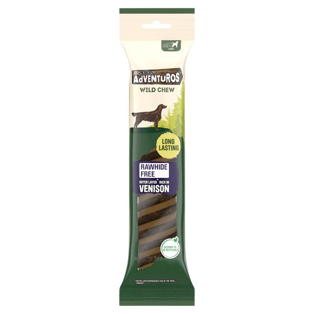 Adventuros Wild Chew Venison dog treats 200g - British product