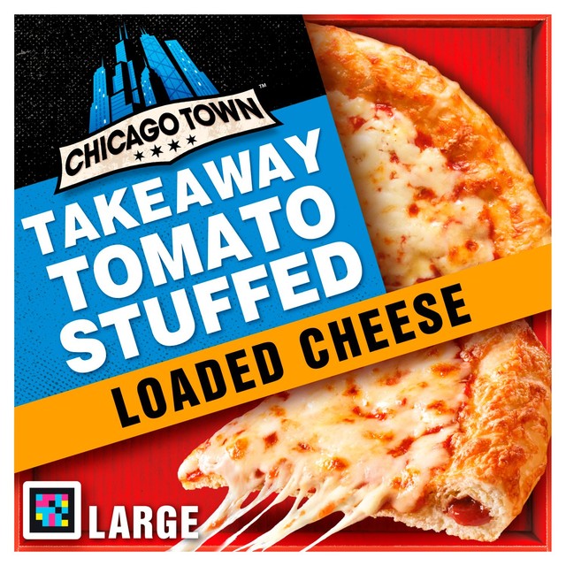 Chicago Town Stuffed Crust Cheese Pizza 630g - British product
