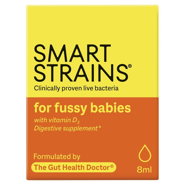 Smart Strains for fussy babies probiotic drops 8ml (British brand)