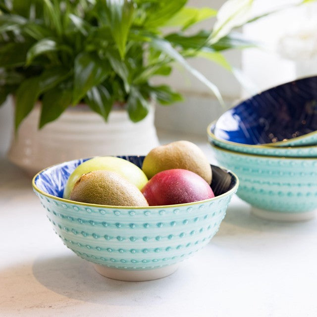 KitchenCraft ceramic bowl indigo 16cm (British brand)