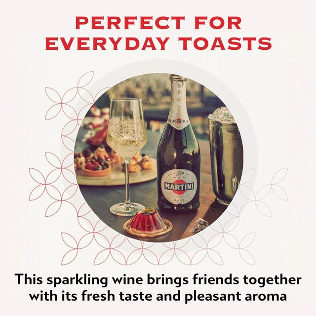 Martini Asti Italian sparkling wine 75cl - British product