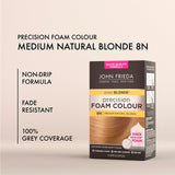 John Frieda hair dye Medium Natural Blonde 8N, UK version
